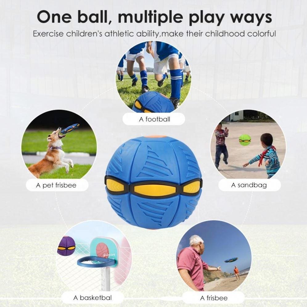 Deformable Lightweight Magic Ventilation Ball Luminous Deformation Ventilation Ball, Parent-child Game Educational Toy